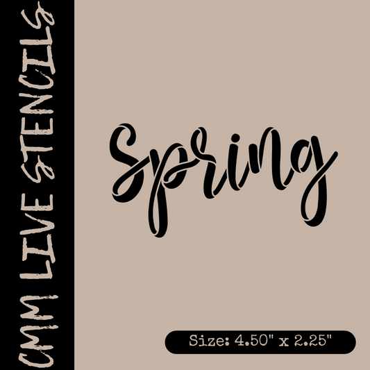 Spring Stencil