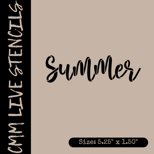 Summer Stencil