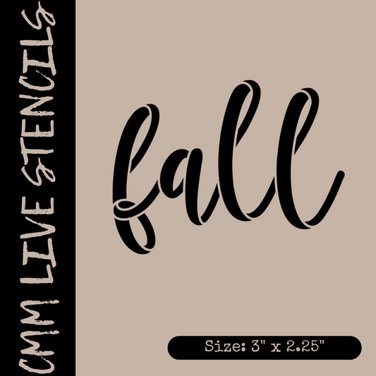 Fall Stencil