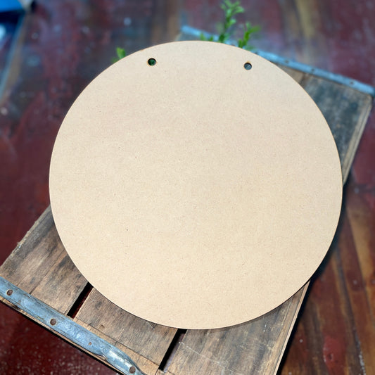 12" Round (Pumpkin round Blank)
