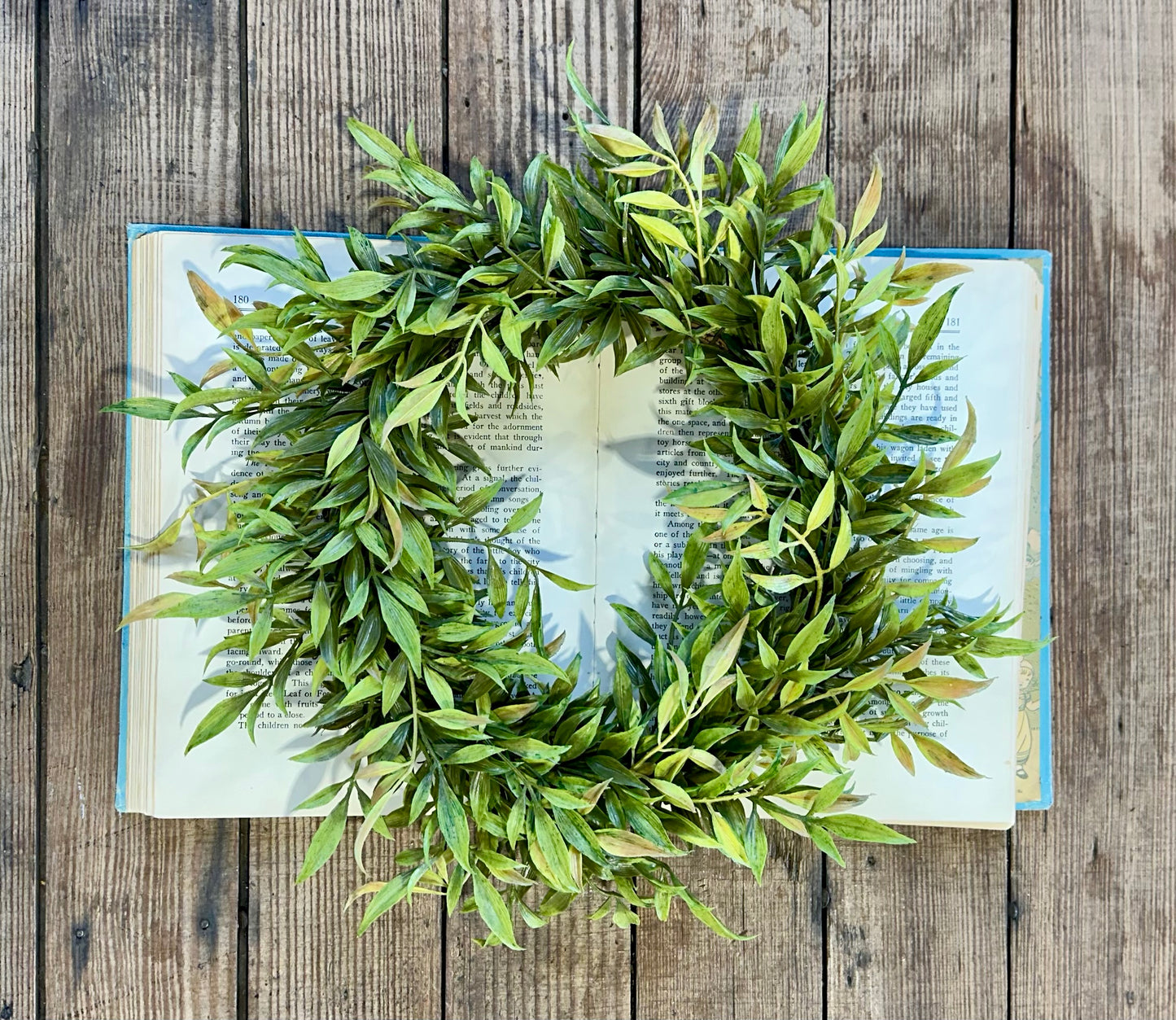 6.5" Smilax Candle Ring