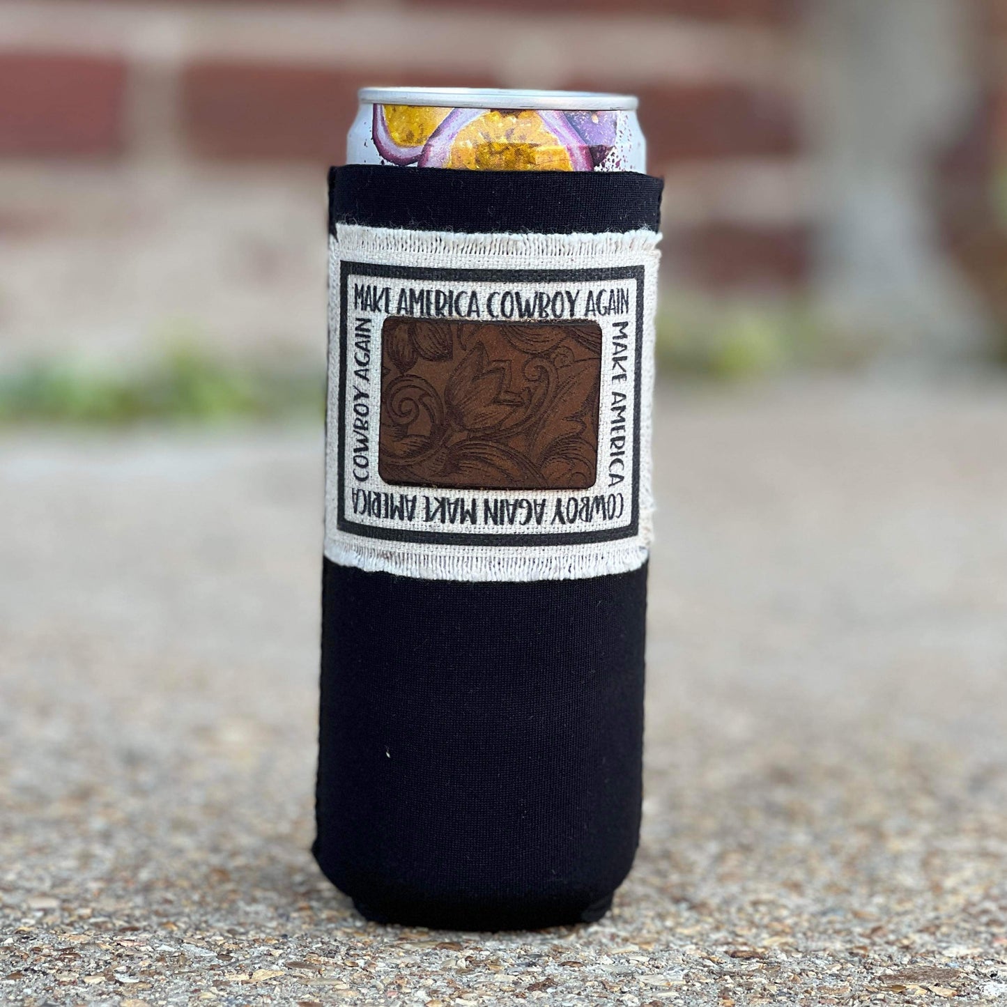 Make America Cowboy Again Slim Coozie