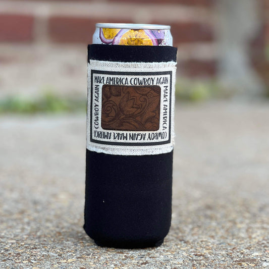 Make America Cowboy Again Slim Coozie