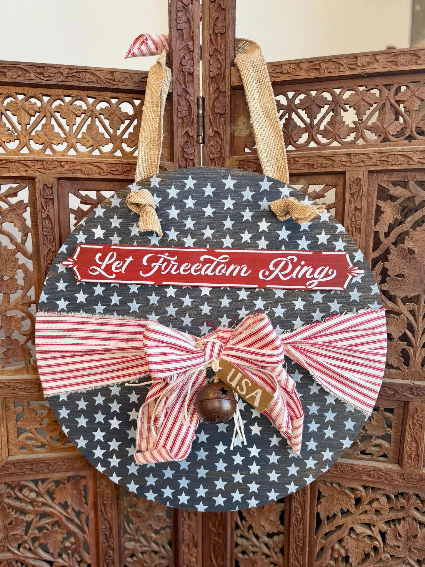 Let Freedom Ring Door Hanger
