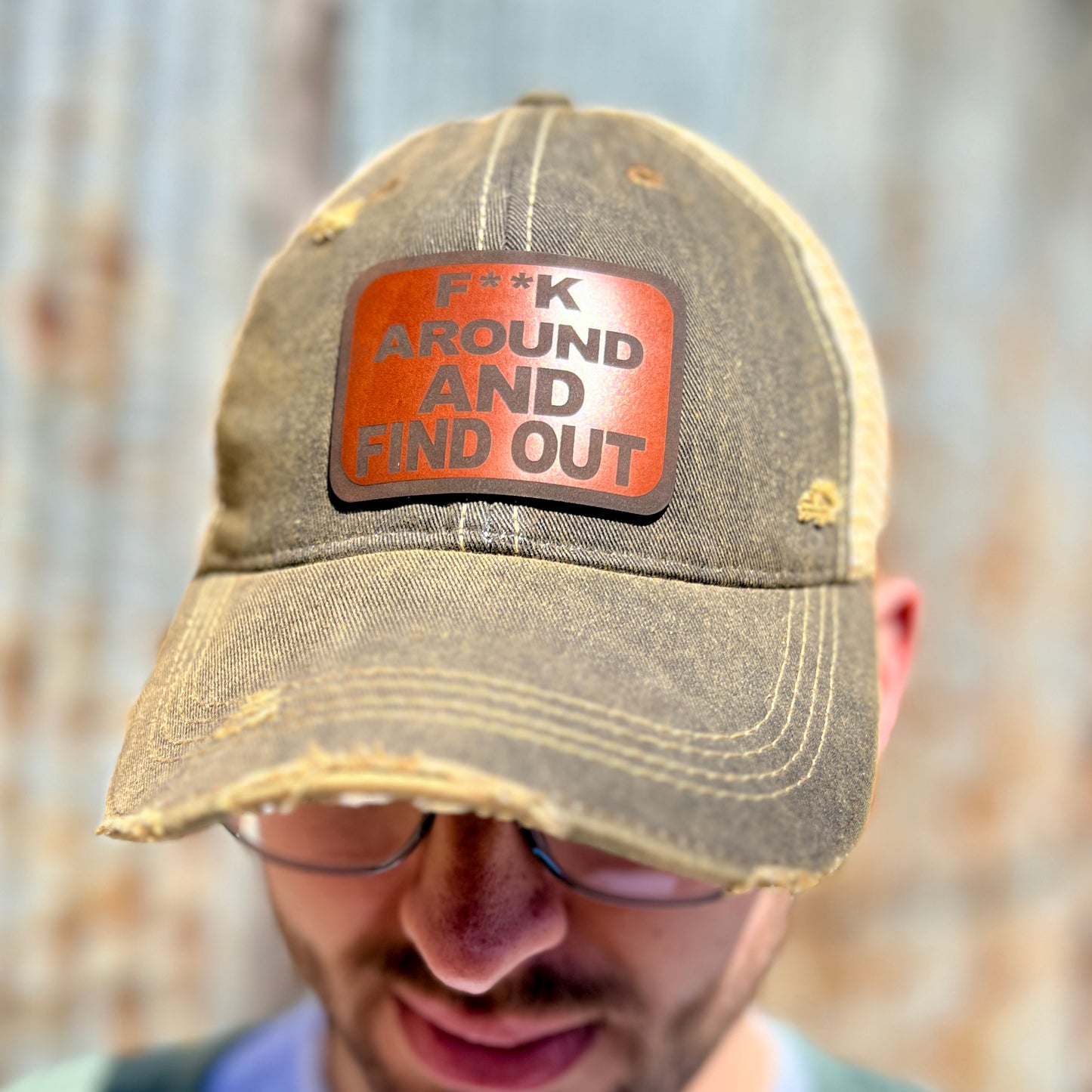 Vintage Washed Black F**k Around and Find Out Baseball Cap
