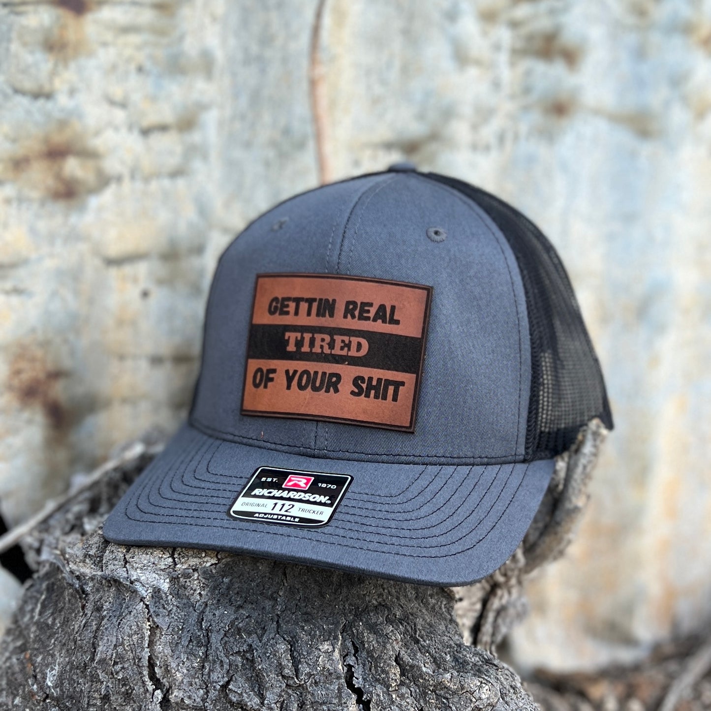 Gettin Real Tired of your Shit Charcoal Grey/Black Ricahrdson 112