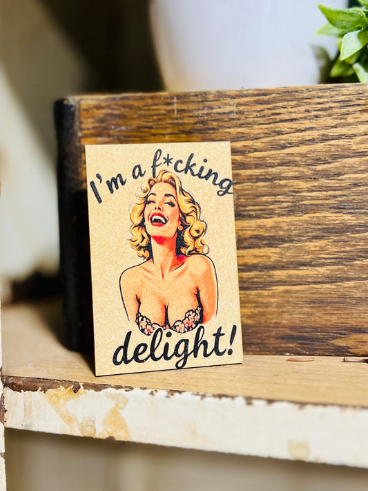 Im a Fucking Delight Kitchen Magnet