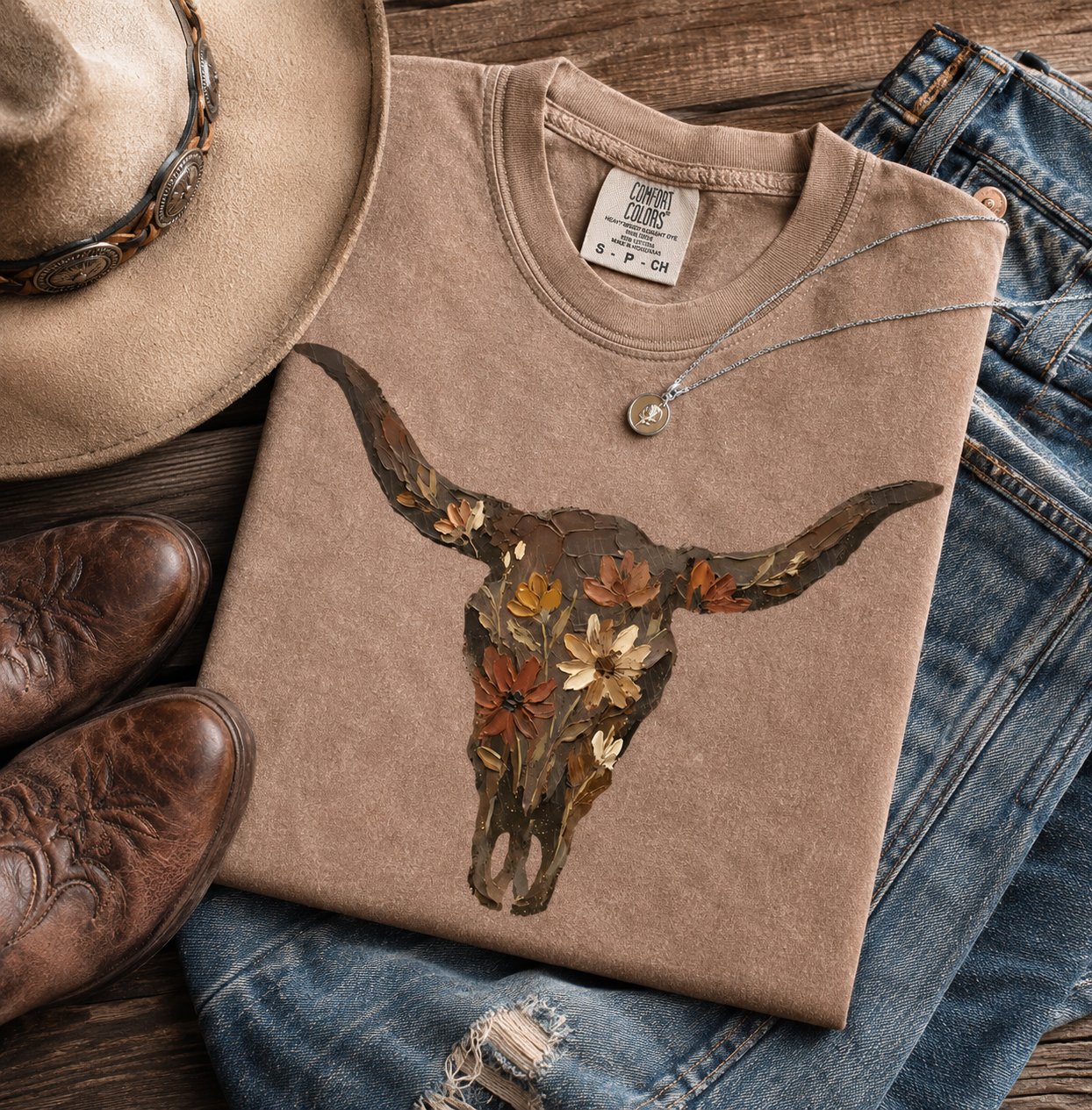 Longhorn Skull T-Shirt