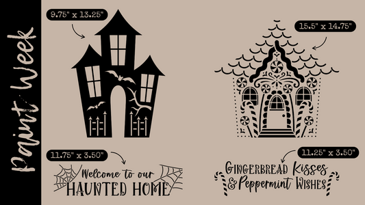 Haunted to Holiday STENCIL BUNDLE