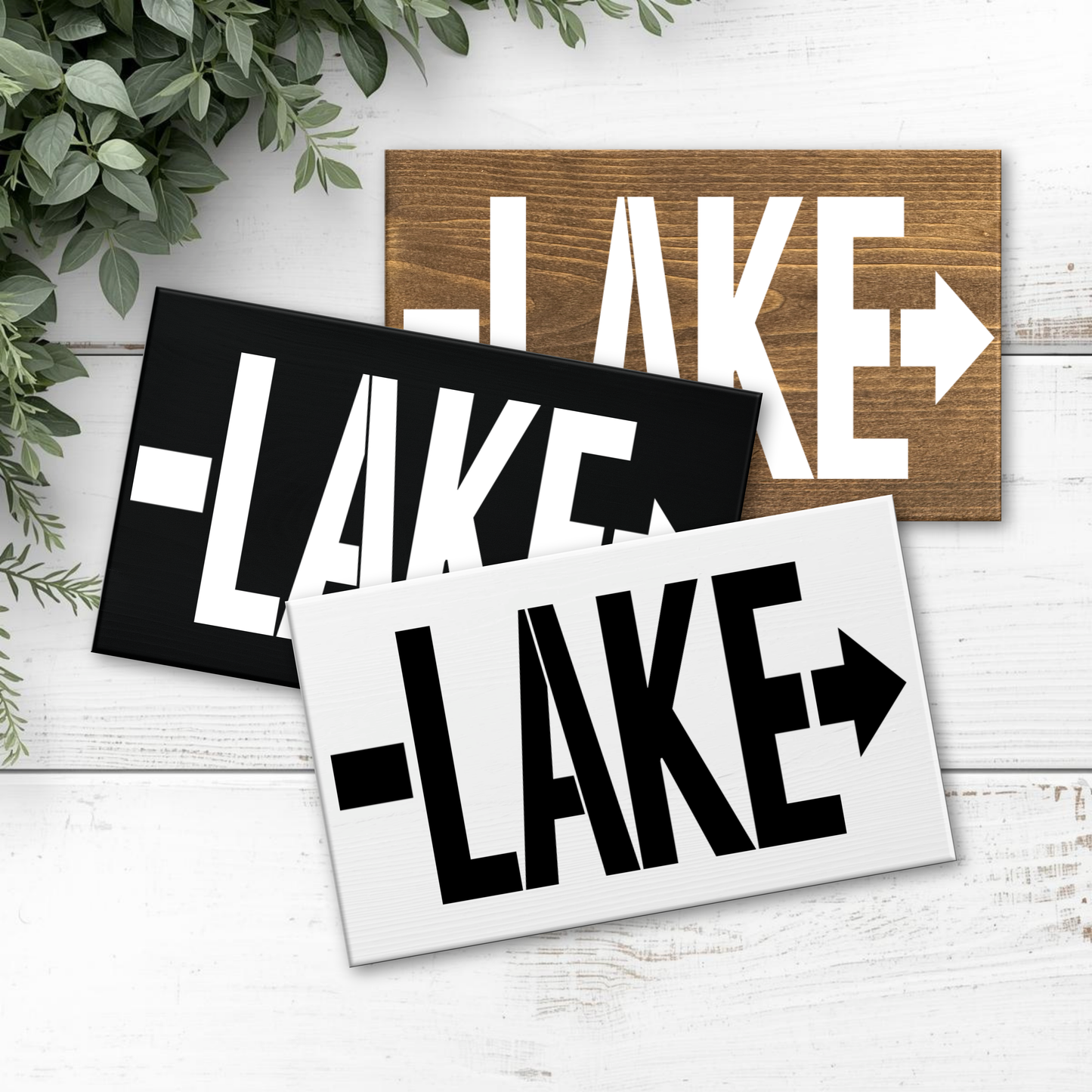 8x12 Lake Sign