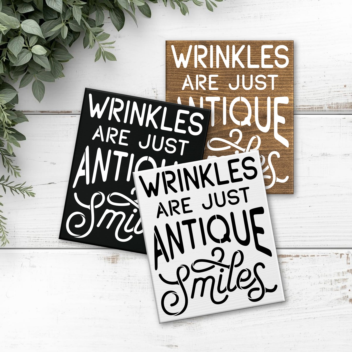 8x6 Wrinkles are just Antique Smiles