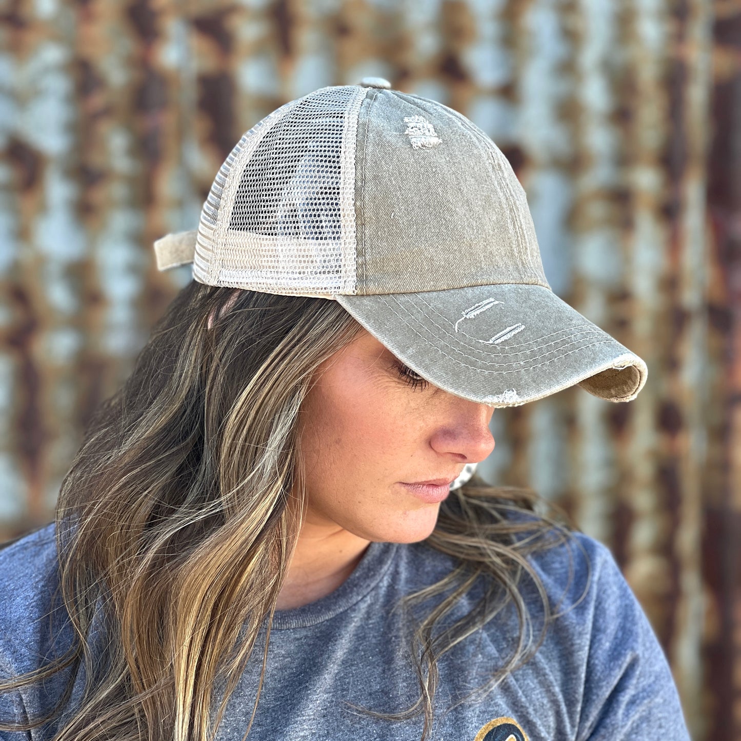 I Dont Speak Dipshit Khaki Baseball Cap