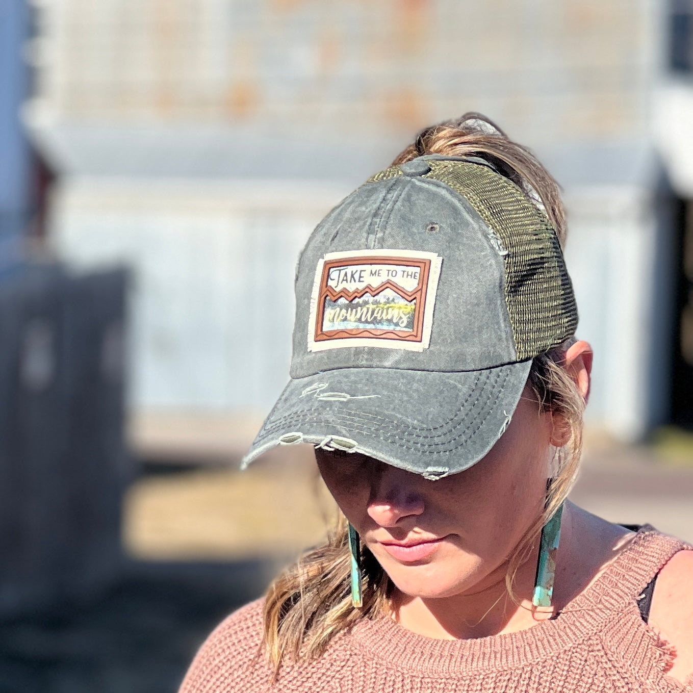 Take me to the mountains olice baseball cap