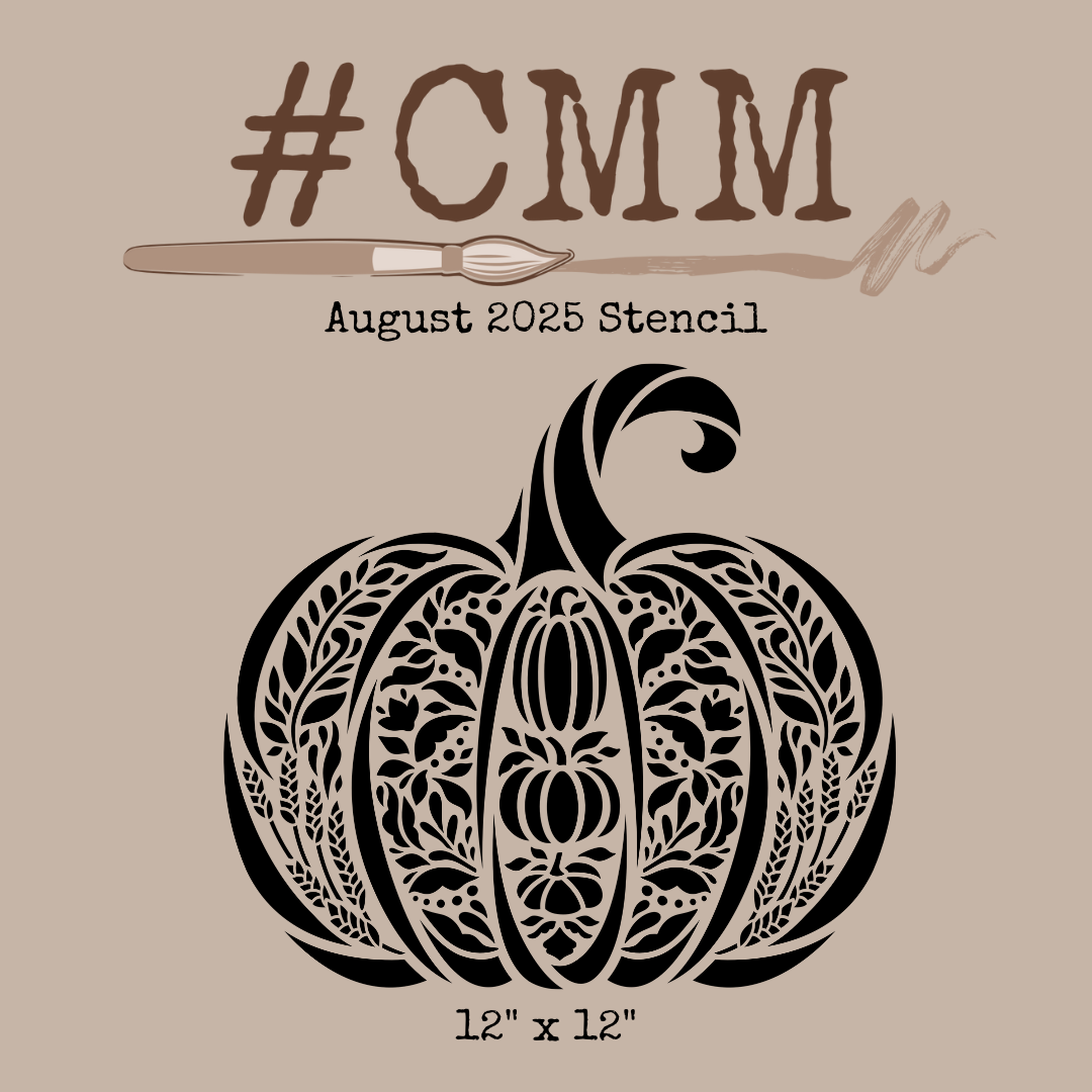 Folk Art Pumkin 12" x 12"