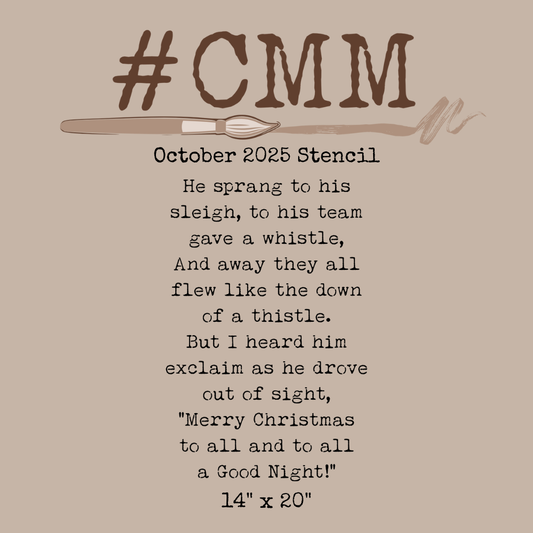 He Sprang to His Sleigh 14x20