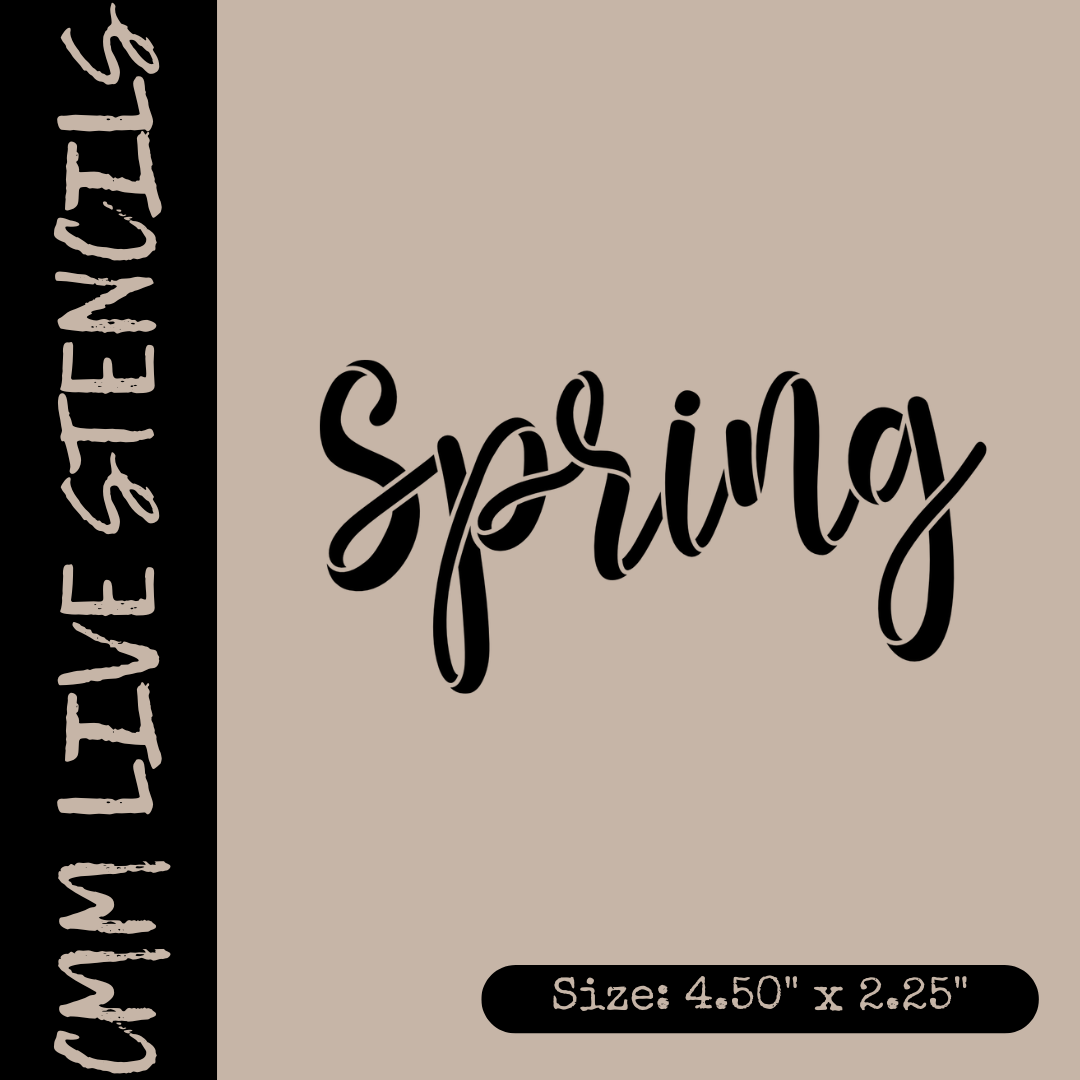 Spring Stencil – RiOak Design/RiOak Hat Co.