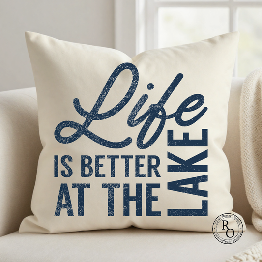 Life is Better at the Lake Decorative Pillow