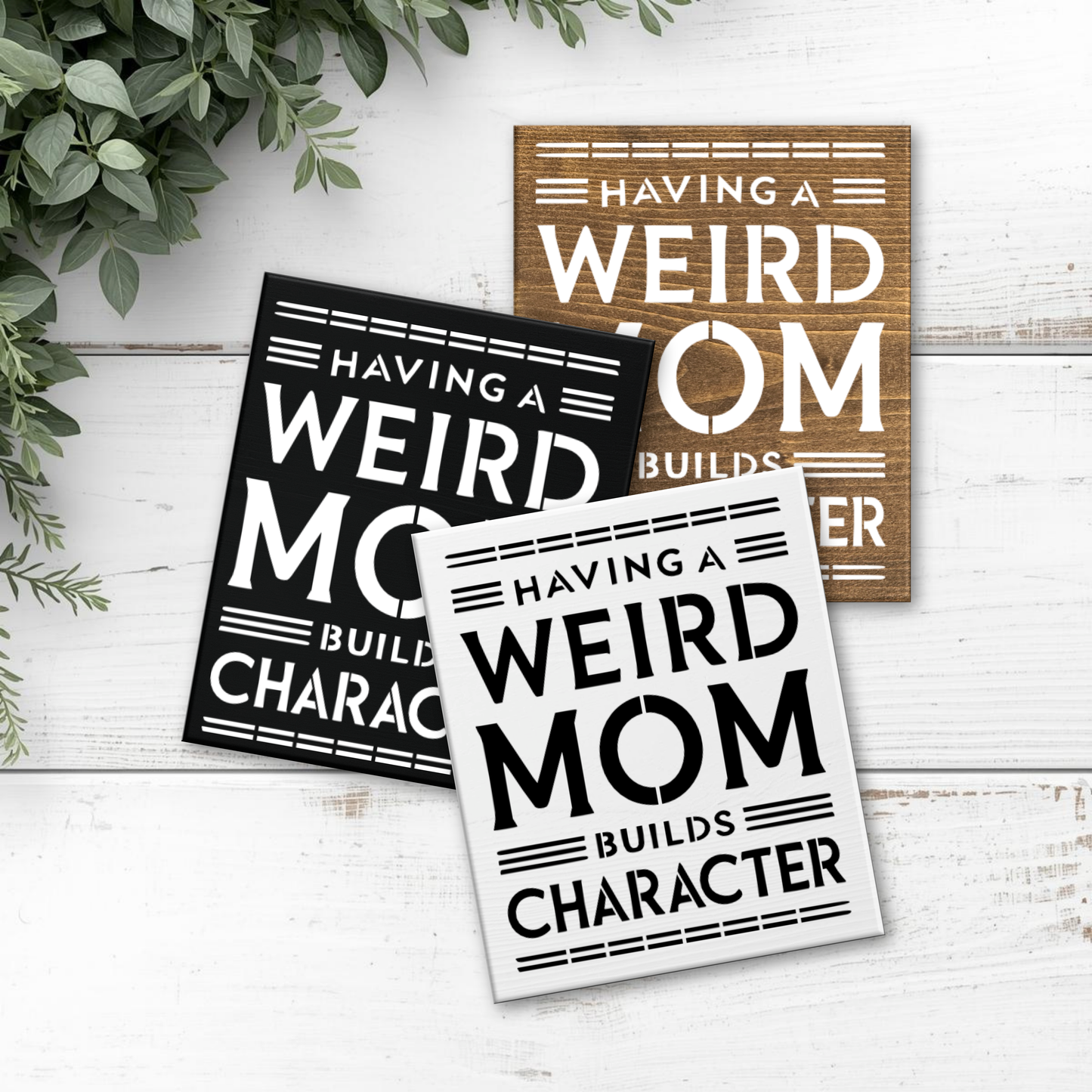 8x6 Having a Weird Mom Builds Character