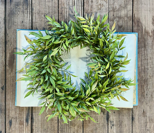 6.5" Smilax Candle Ring