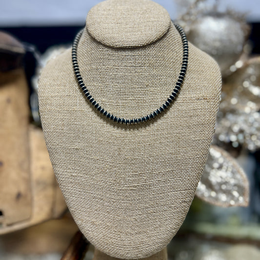 16" Saucer Navajo Pearl Necklace