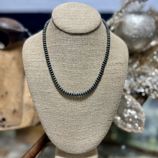 18" Saucer Navajo Pearl Necklace