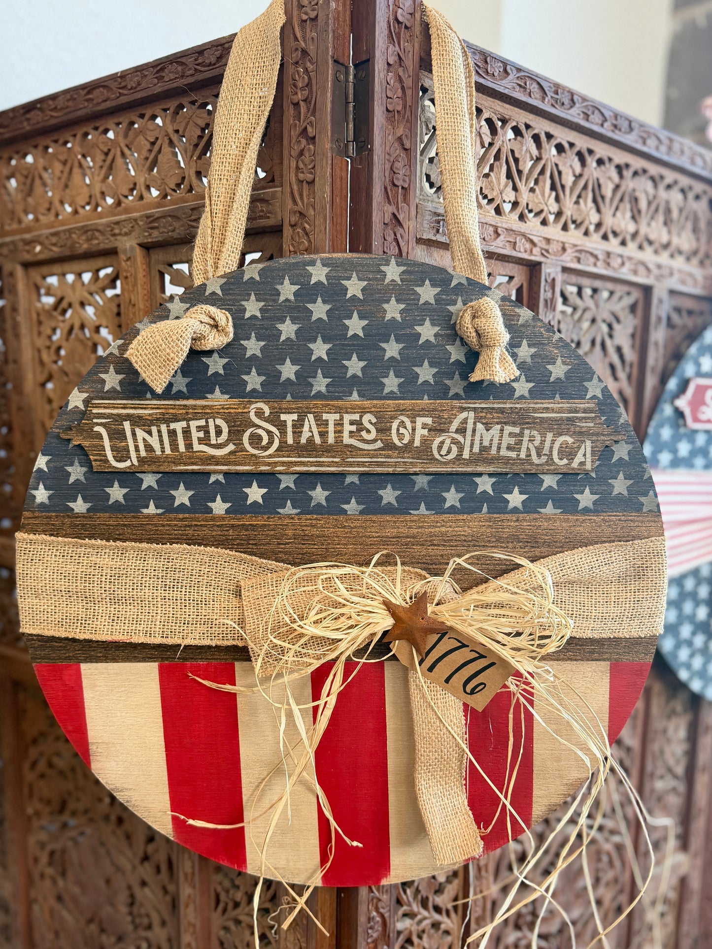 United States of America Door Hanger