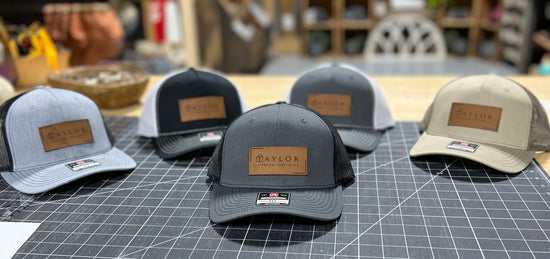 Leather Patch Baseball Cap