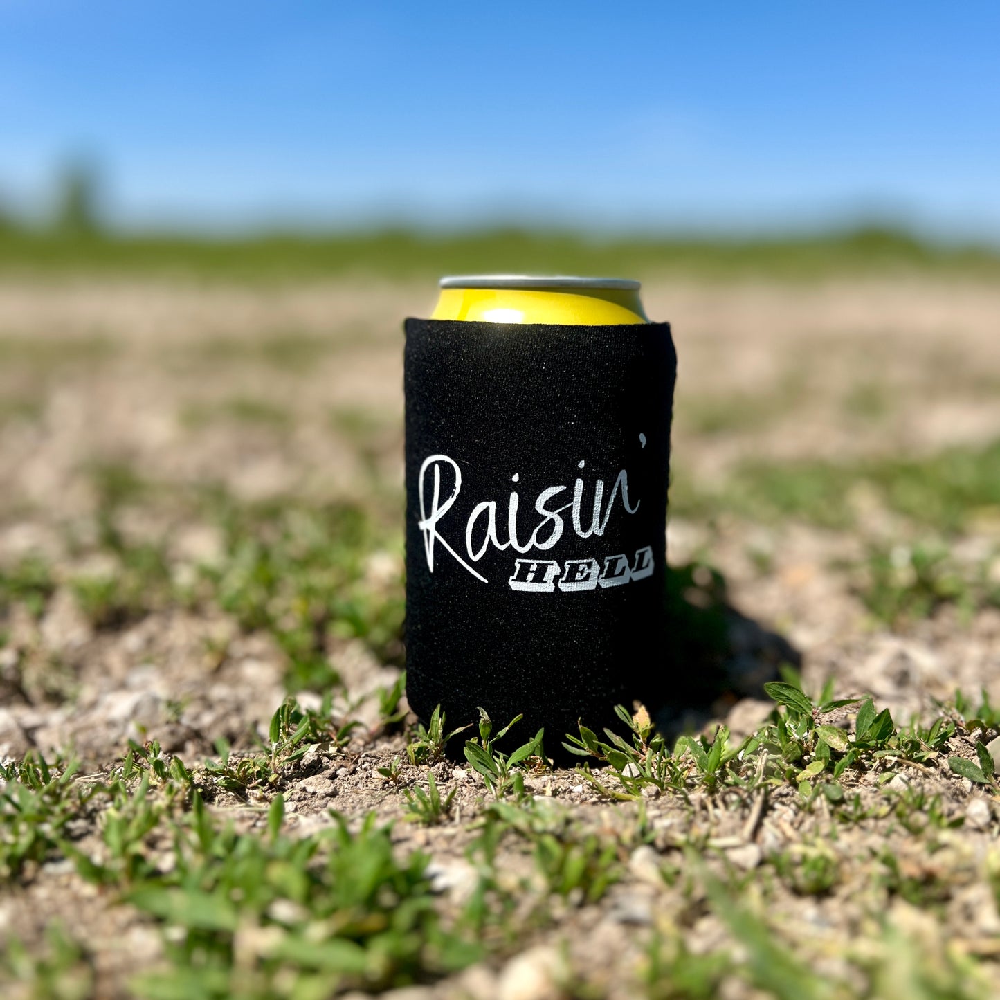 Raisin Hell Regular Can Coozie