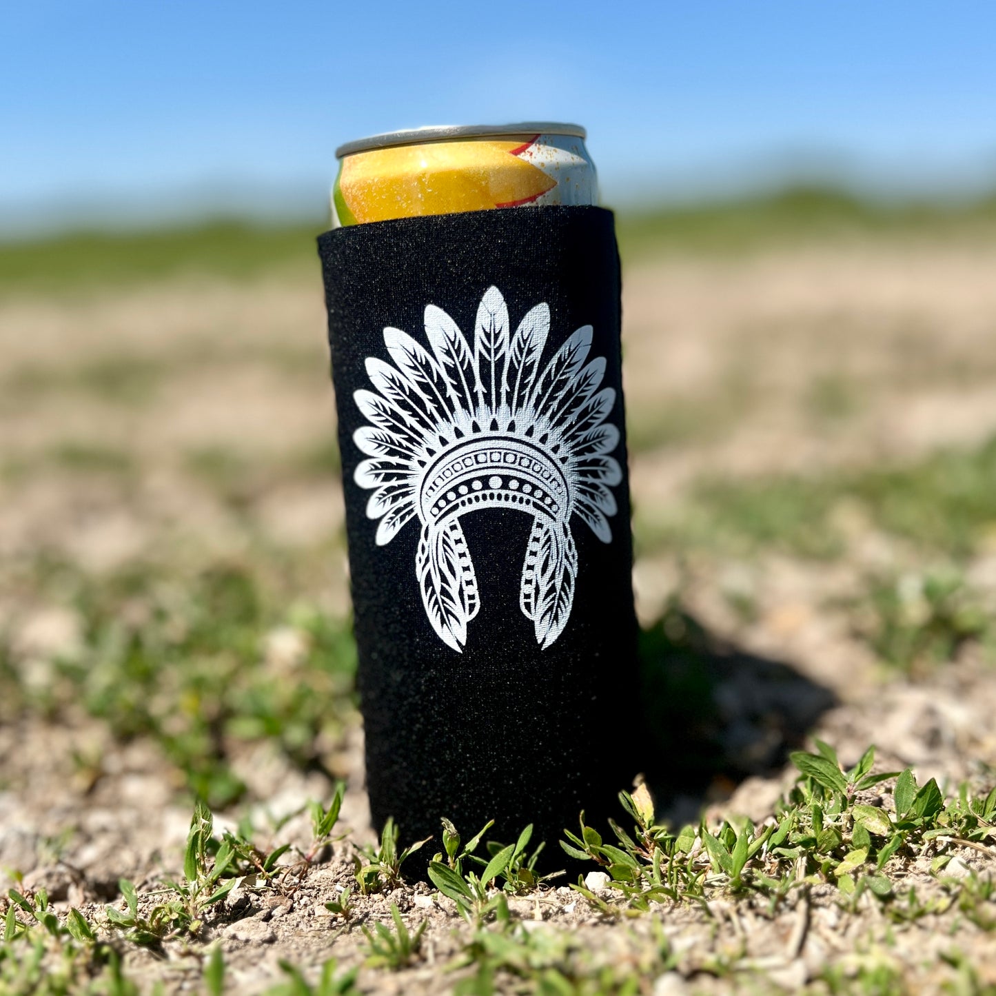 Headress Slim Can Coozie
