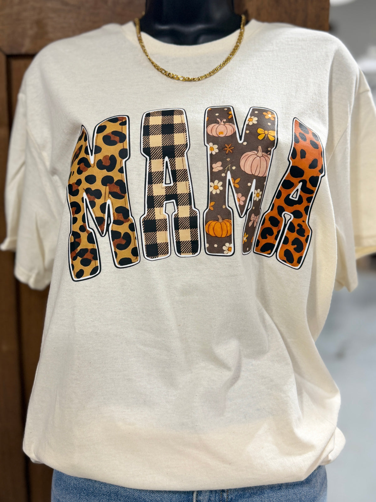 MAMA Fall Printed T Shirt