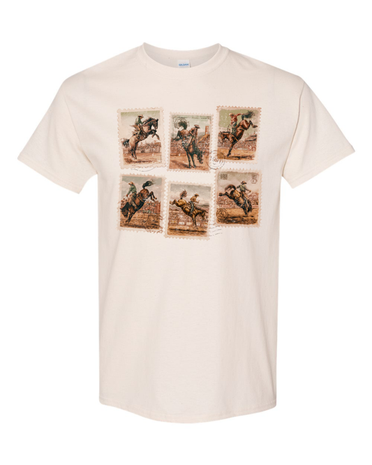 Western Postage Stamp T Shirt R26-09