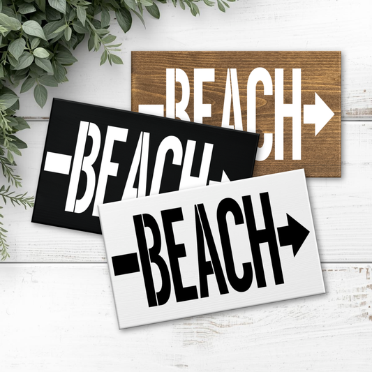 8x12 Beach Sign
