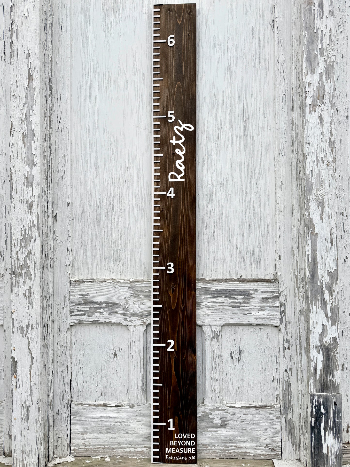 Loved Beyond Measure /Custom Name Growth Chart
